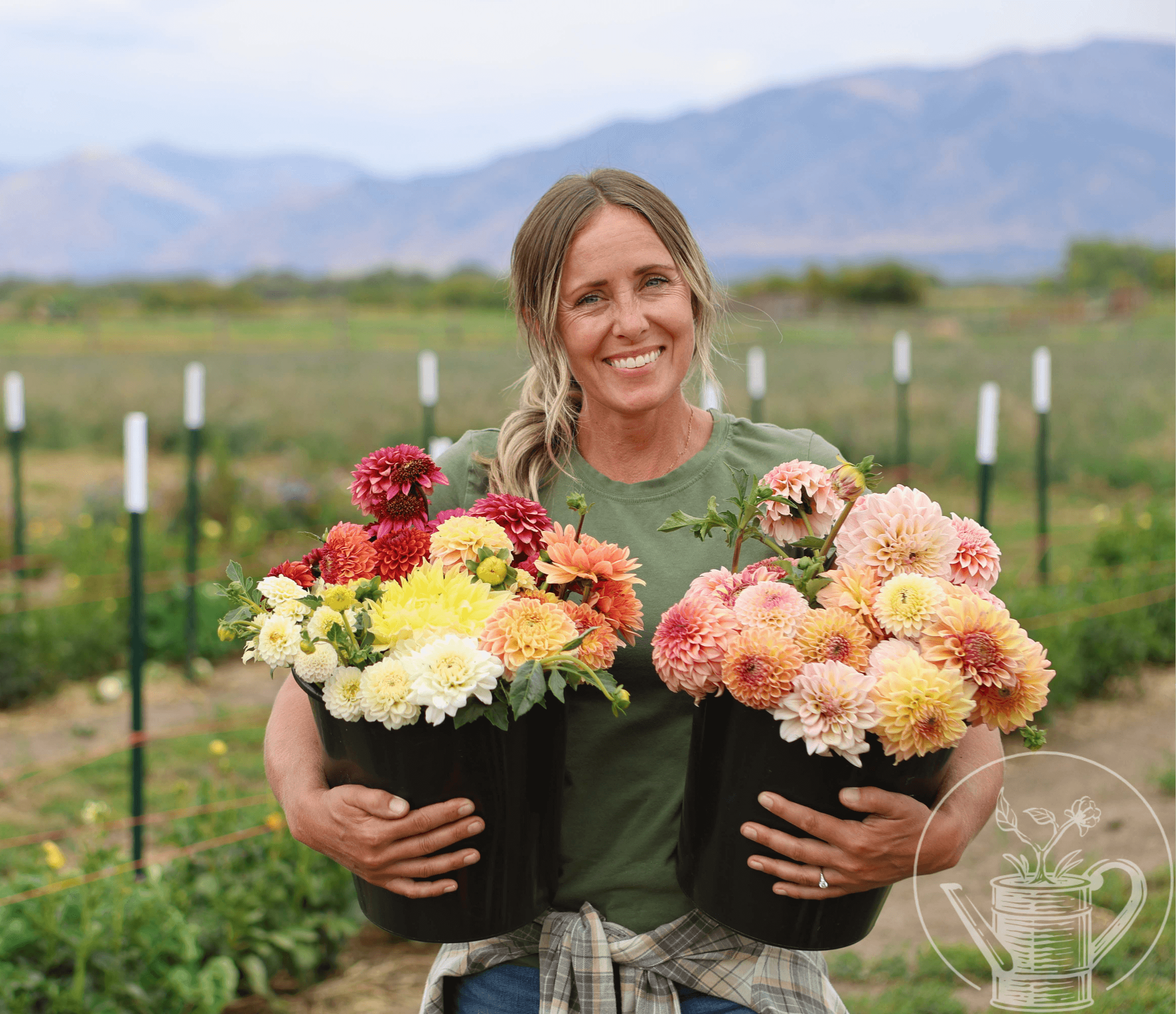 Jodie, founder of Dahlias & Dogwood